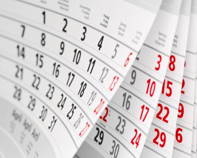 Kalender Kalenderblätter