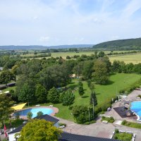 Luftaufnahme Freizeitbad mit allen Becken