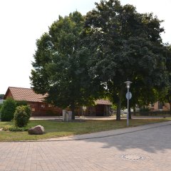 Dorfplatz mit Buswendeschleife