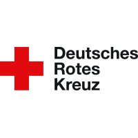 Text Deutsches Rotes Kreuz neben einem roten Kreuz
