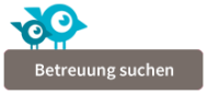 Logo mit blauem Vogel