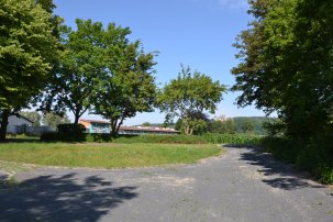 Wohnmobilstellplatz Freier Platz mit Blick auf die Marienburg
