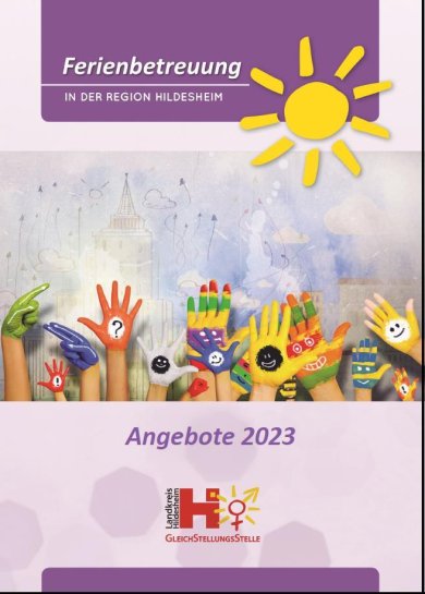 Foto Broschüre Ferienangebote 2023