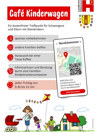 Plakat Café Kinderwagen