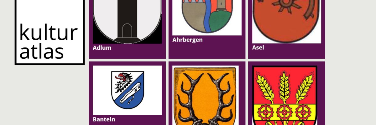 Ausschnitt Website Kulturatlas Kulturatlas Wappen Ortschaften