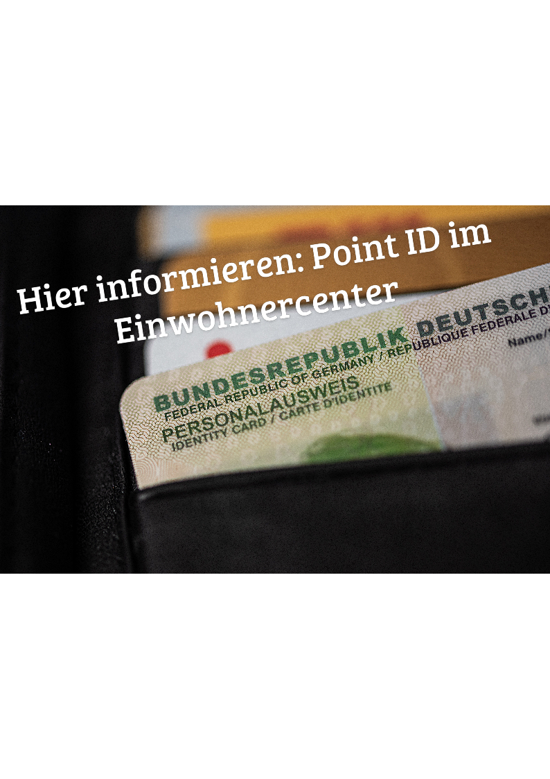 Personalausweis mit Portemonnaie