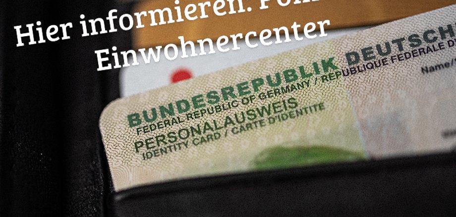 Personalausweis mit Portemonnaie