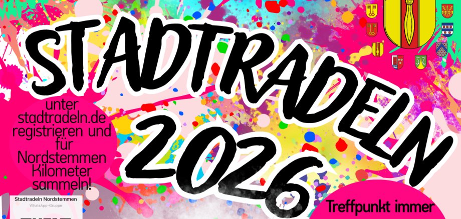 Ausschnitt vom Flyer Stadtradeln 2026